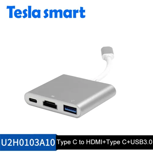 Tesla Type-C to HDMI and USB3.0 adapter (C Tipi HDMI ve USB3.0 bağdaştırıcısı)