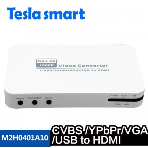 Tesla CVBS/YPbPr/VGA/USB to HDMI Converter (Dönüştürücü)