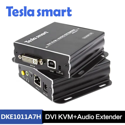 Tesla 100M HDBaseT DVI KVM + Audio Extender Tesla 100M HDBaseT DVI KVM + Audio Extender
