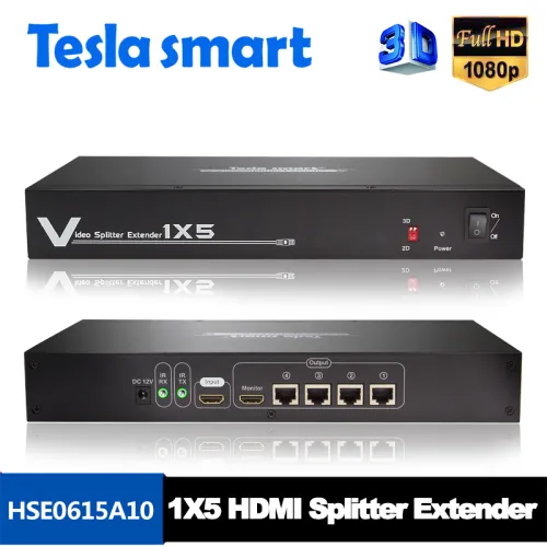 Tesla 1X5 HDMI Splitter Extender w / IR Tesla 1X5 HDMI Splitter Extender w / IR
