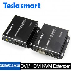 Tesla 50M DVI / HDMI KVM + IR Extender