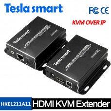 Tesla 120M HDMI KVM Over IP Extender w/ IR
