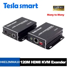 Tesla 120M HDMI KVM Many to Many Over IP Extender w/ IR