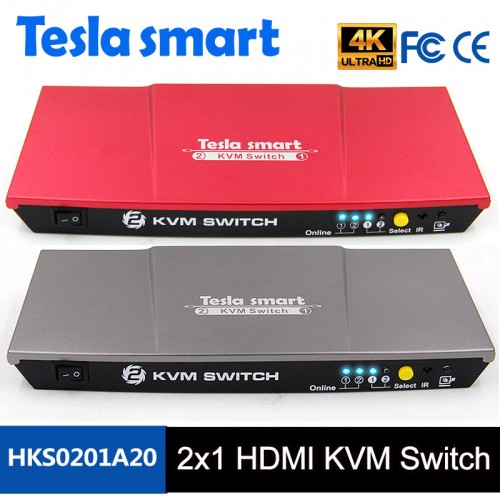 Tesla 2 Ports HDMI KVM Switch