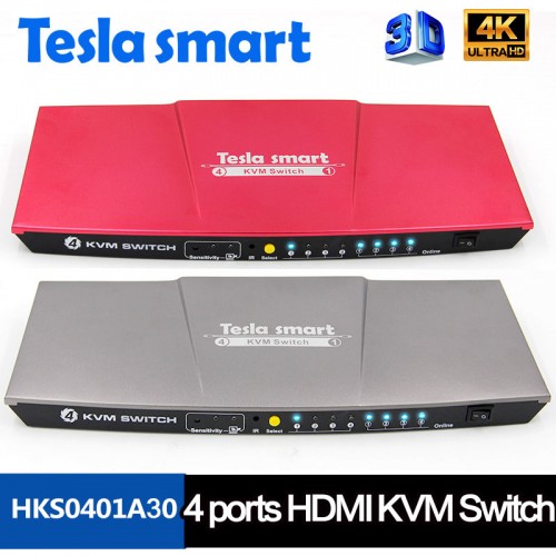 Tesla 4x1 HDMI KVM Switcher