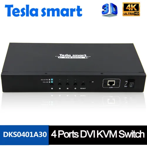 Tesla 4x1 DVI KVM Switcher