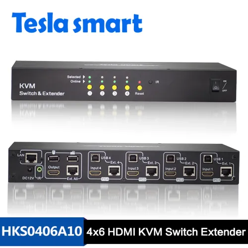 Tesla 4x6 KVM Switch Extender (Anahtar Genişletici)