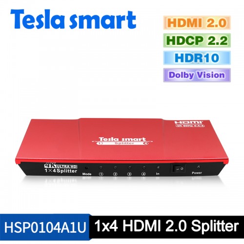 Tesla 1x4 HDMI 2.0 Splitter