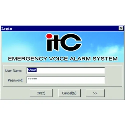 ITC-EVAC System Software VA-6000ST ITC-EVAC System Software VA-6000ST
